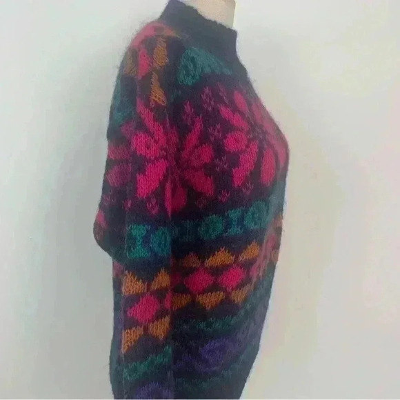 Vintage Mohair Blend Milano Design  Group Sweater - Picture 7 of 8